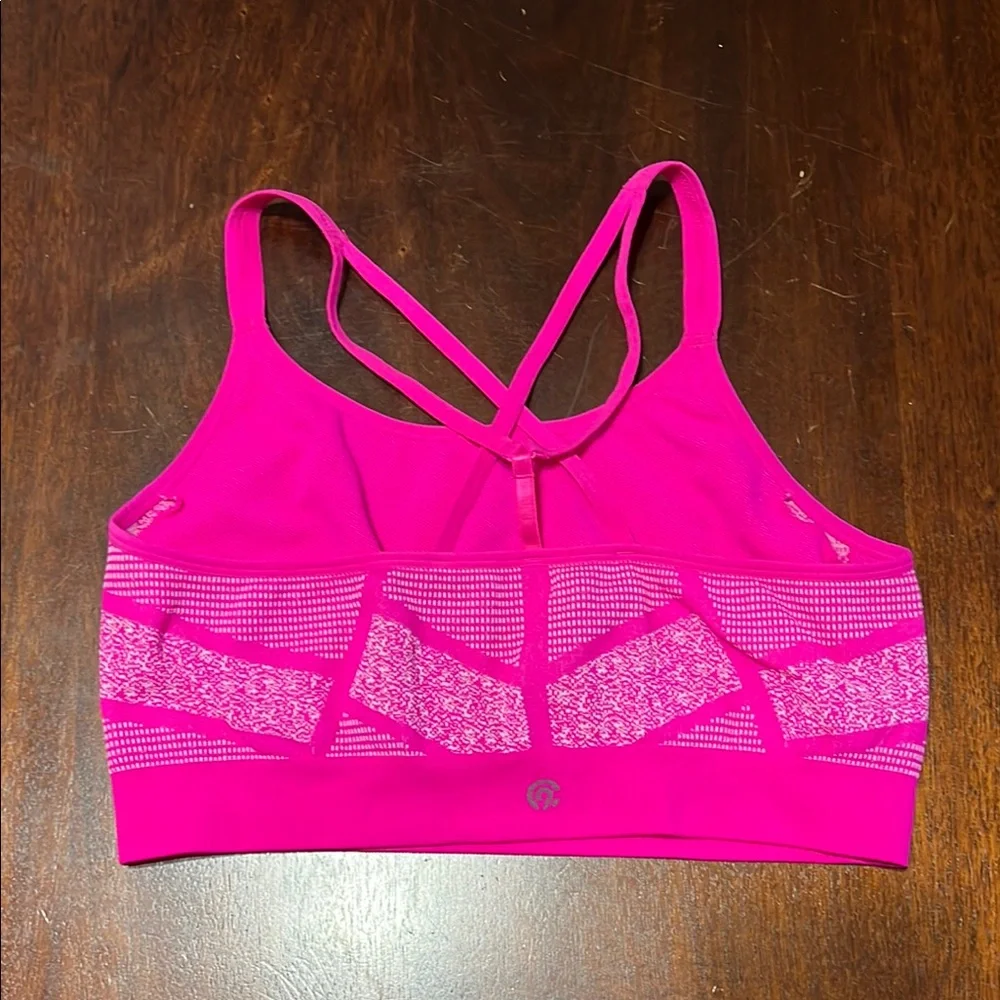 C9 by Champion neon Pink strappy Racerback Sports Bra - Picture 3 of 4
